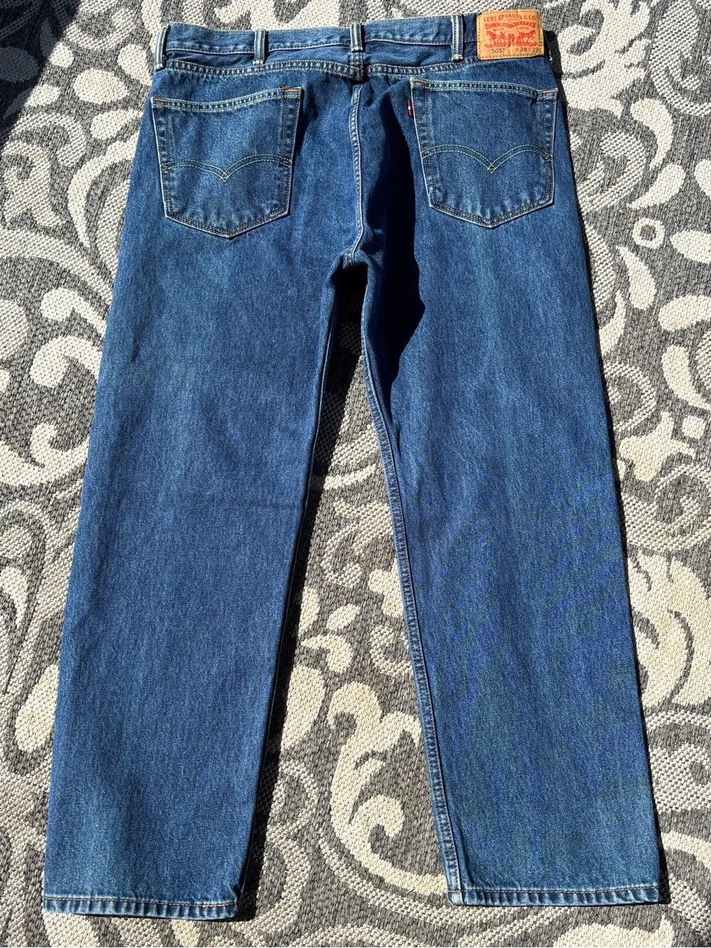 Levi's 505 Classic Straight Fit Men’s Blue Jeans 38x29